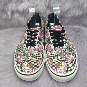 Disney X Vans Collaboration Cheshire Cat Alice Wonderland Sneakers Women Size 10